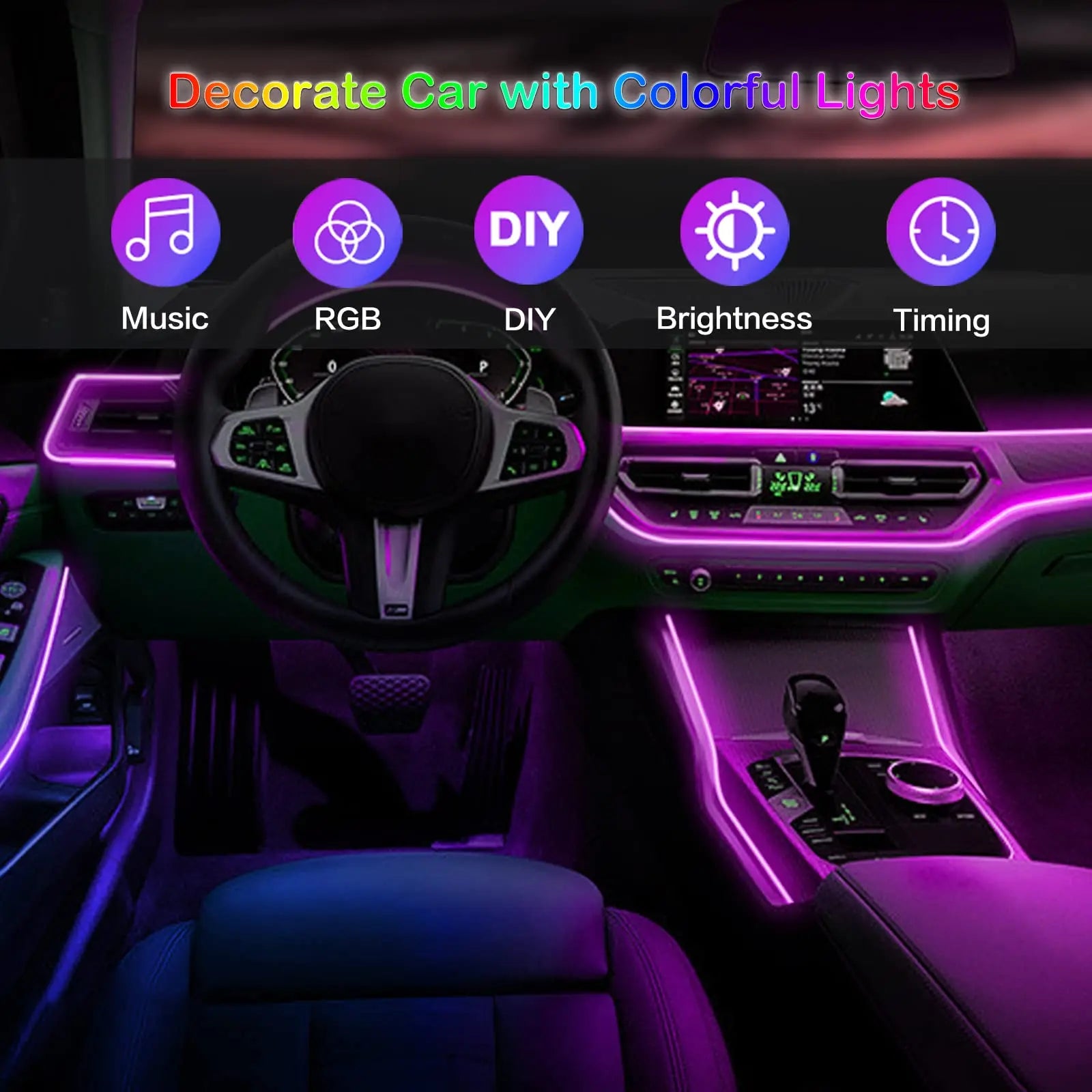 DriveAura Ambient Lighting Kit